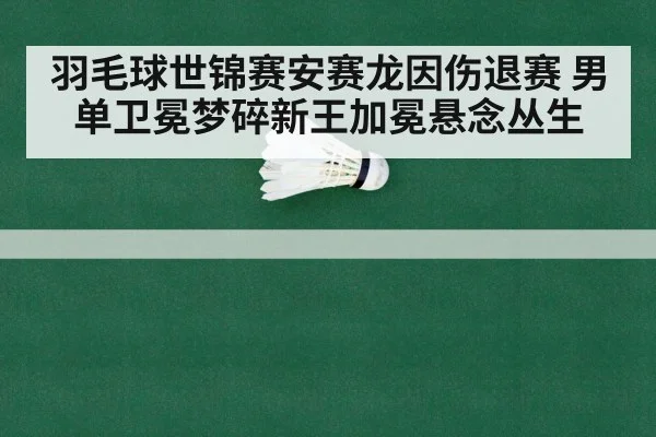 羽毛球世锦赛安赛龙因伤退赛 男单卫冕梦碎新王加冕悬念丛生
